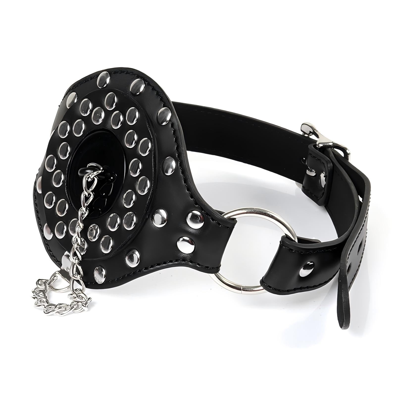 Open Mouth Gag O-Ring Sex Silicone Mouth Ball Gag- Breathable Sex Gag With Removable Pacifier Plug Bondage Restraints BDSM Adult Toys For Men Women And Couple