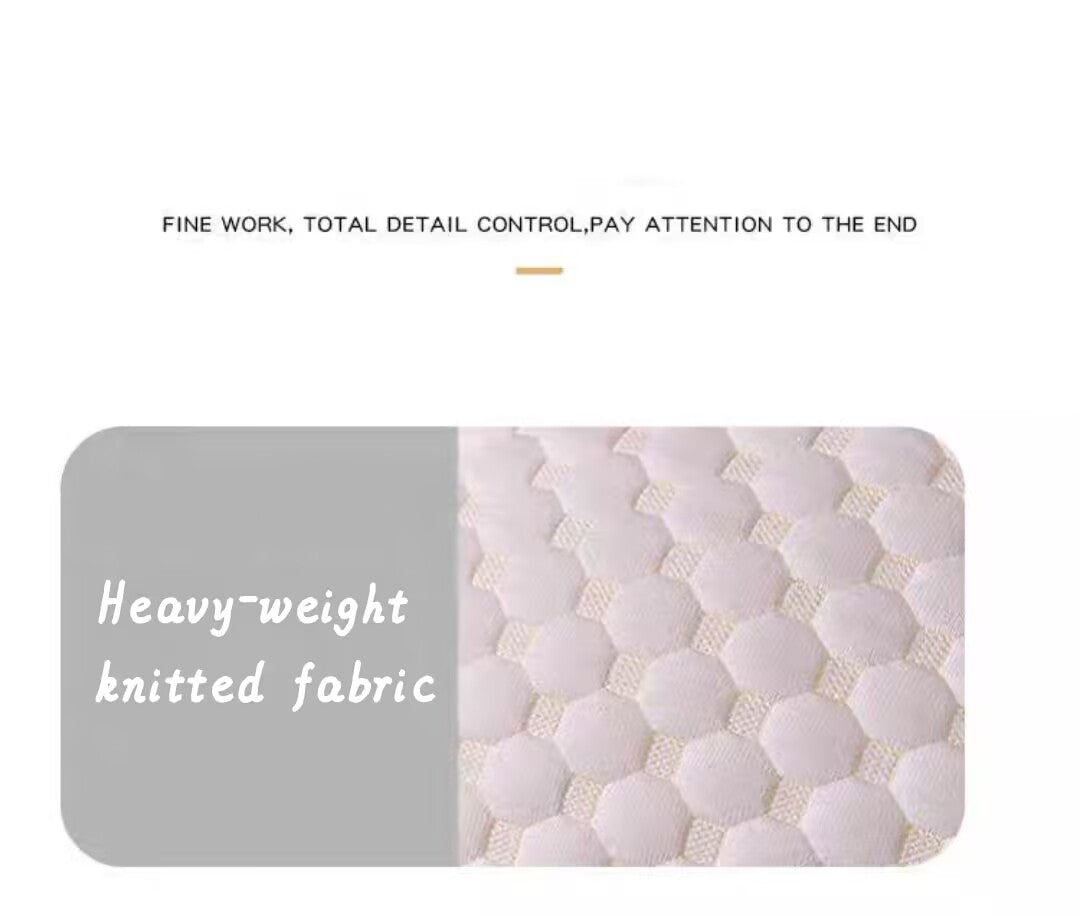 YBZ 3D Knitted Cotton Massage Pillow -white  2pack