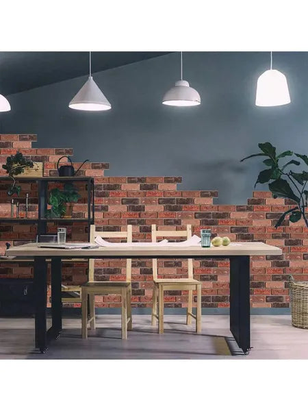 30pcs Waterproof 3D Faux Brick Wall Panels Peel And Stick, Self Adhesive Wall Panels
