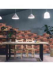 30pcs Waterproof 3D Faux Brick Wall Panels Peel And Stick, Self Adhesive Wall Panels