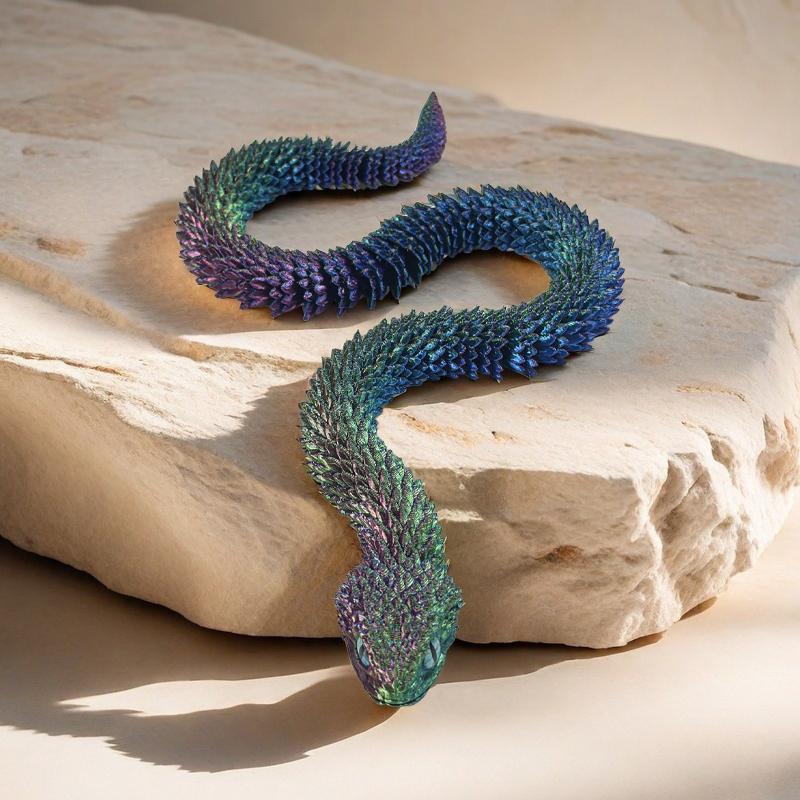 Snake-shaped High-fidelity Fun Ornaments Creative Animal-shaped Living Room And Study Decorations
