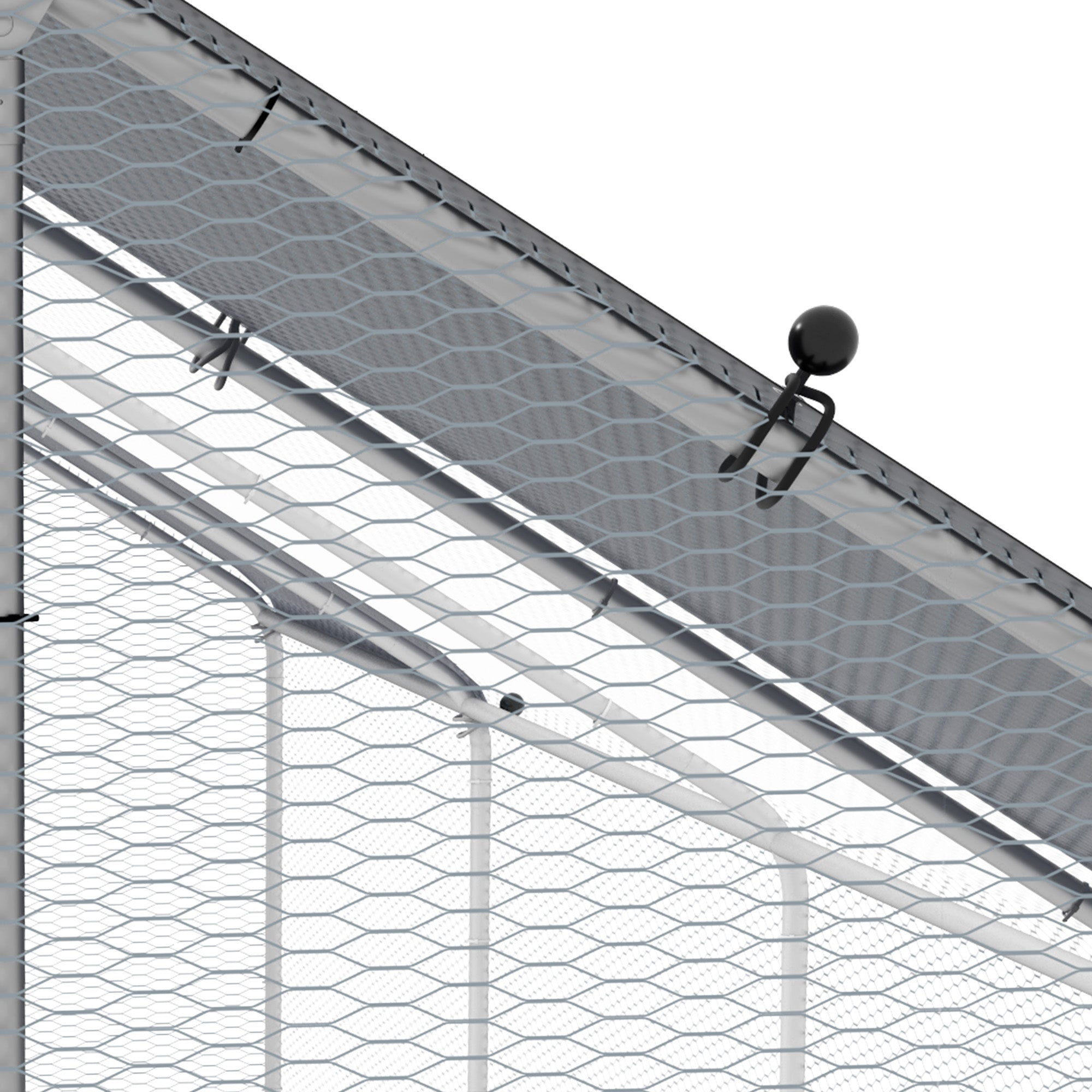 Large Chicken Coop Chicken Run with Waterproof and Anti-UV Cover