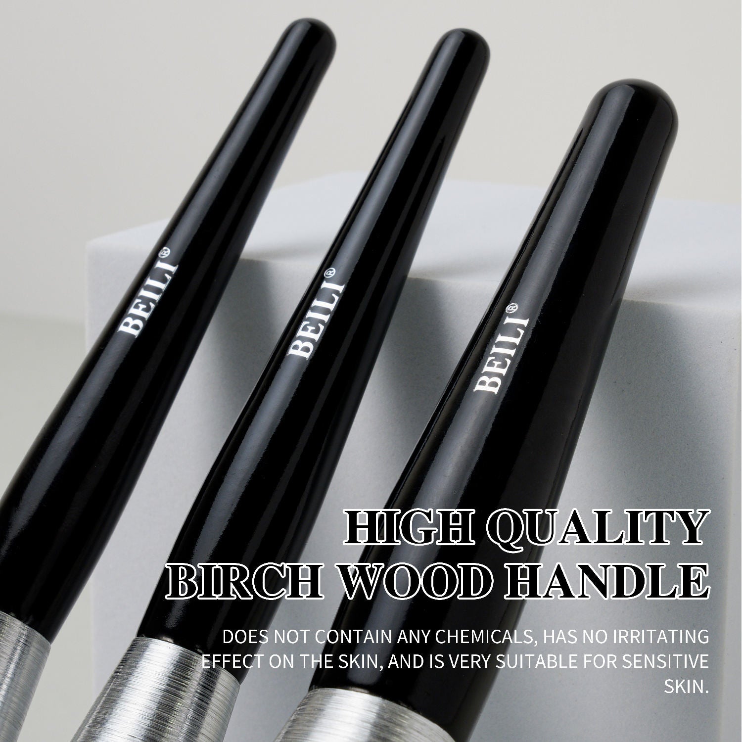 Beli 10pcs Professional Makeup Brush Set New Design Brushed Tube Makeup Brushes