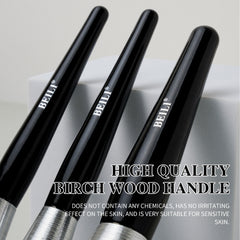 Beli 10pcs Professional Makeup Brush Set New Design Brushed Tube Makeup Brushes