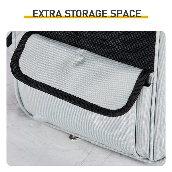 Pet Carrier Backpack, Expandable Cat Dog Carrier With Back Extension, Breathable Mesh Travel Backpack For Small Dogs Cats, Soft-Sided Pet Backpack Holds Up To 26 Lbs