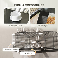 2 Tier Hamster Cage with 12" Deep Tray