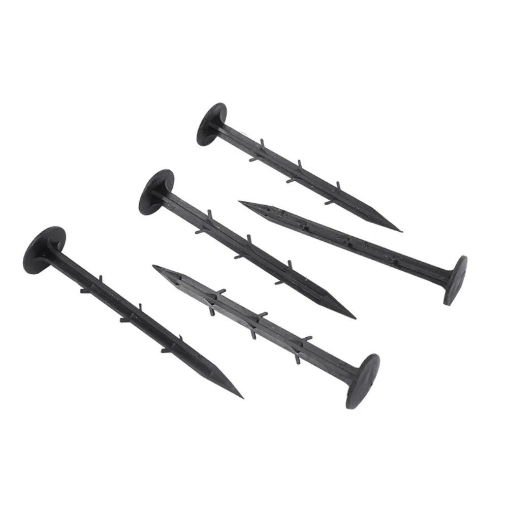 50PC 4.5inch Plastic Lawn Turf Spikes, Groundsheet Fixing Spikes, Outdoor Turf Fixing Spikes, Windproof And Durable