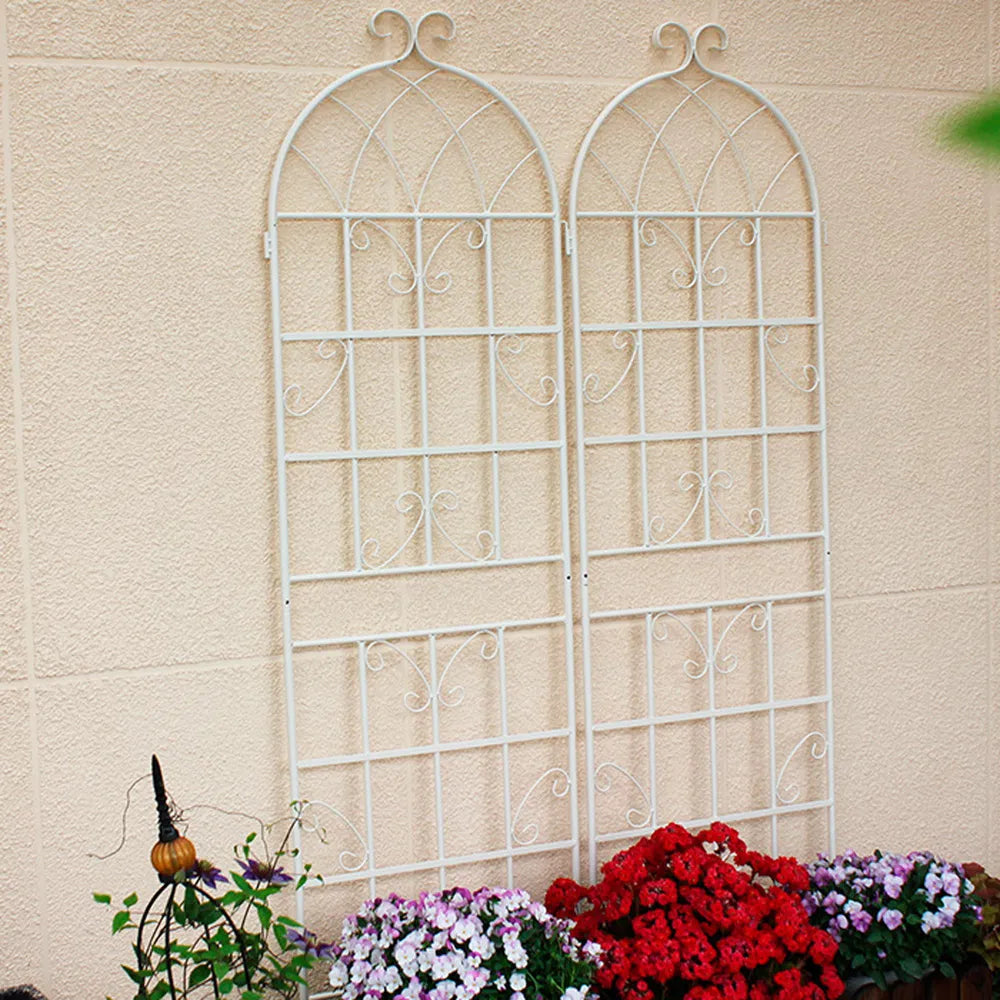 4 Pack Metal Garden Trellis 71" X 19.7" Rustproof Trellis For Climbing Plants Outdoor Flower Support