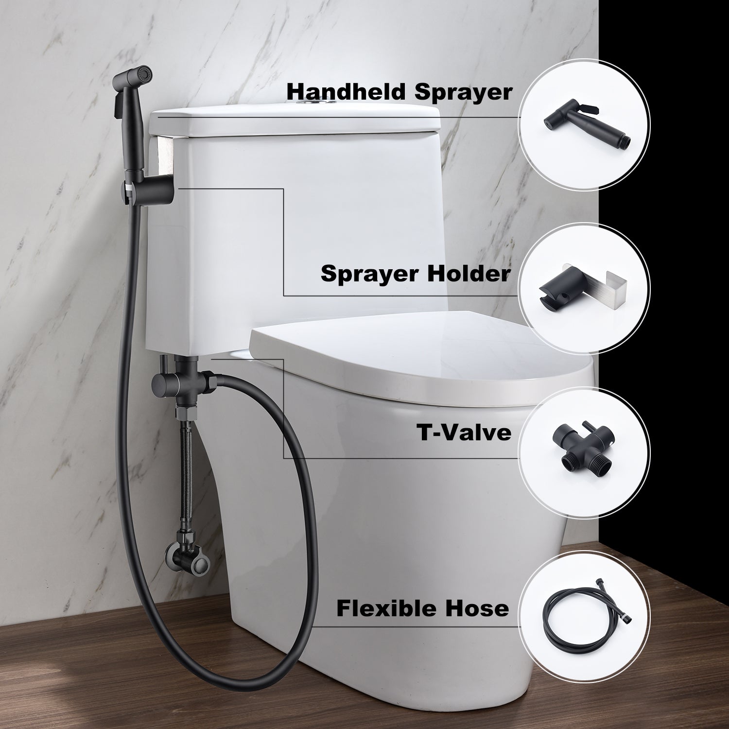 Toilet Spray Gun, Hand-held Sprayer