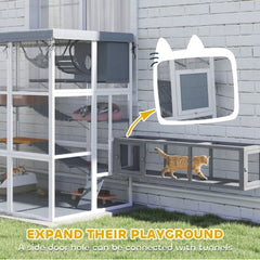 Cat Enclosure With Hammock